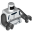 Набор LEGO Torso Detailed Scout Trooper Armour Print / Black Arms / Black Hands, Белый