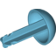 Набор LEGO Duplo Cannon Ball 1/2 with Axle Connector, Medium Azure