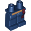 Набор LEGO Legs and Hips with Cavalry Gold Belt and Dark Red Sash Print , Темно-синий