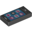 Набор LEGO Tile 1 x 2 with Smartphone with 'BFF', 'LOL', Heart, Lock, Speechbubble and Star Print, Черный