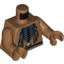 Набор LEGO Torso Bare Chest with Beaded Necklace and Feathers Print / Medium Dark Flesh Arms / Medium Dark Flesh Hands, Medium Dark Flesh