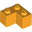 Набор LEGO Brick 2 x 2 Corner, Bright Light Orange