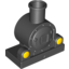 Набор LEGO Duplo Train Steam Engine Front with Yellow Lights Print, Черный
