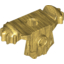 Набор LEGO Minifig Armour - Breastplate with Shoulder Pads, 1 Front Stud, 2 Back Studs, Pearl Gold