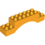 Набор LEGO Duplo, Brick 2 x 10 x 2 Arch, Bright Light Orange