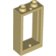 Набор LEGO Window 1 x 2 x 3 Flat Front, Tan