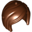 Набор LEGO Minifig Hair - Friends Short, Bob Cut, Красно-коричневый