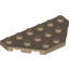 Набор LEGO Wedge Plate 3 x 6 Cut Corners, Dark Tan
