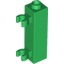 Набор LEGO Brick Special 1 x 1 x 3 with 2 Clips Vertical [Hollow Stud, Open O Clips], Зеленый