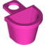 Набор LEGO Minifig Basket [D Style with Neck Bracket], Темно-розовый