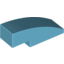 Набор LEGO Slope Curved 3 x 1 No Studs, Medium Azure