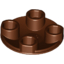 Набор LEGO Plate Round 2 x 2 with Rounded Bottom [Boat Stud], Красно-коричневый