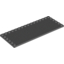 Набор LEGO Tile Special 6 x 16 with Studs on Edges, Темный сине-серый