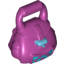 Набор LEGO Friends Accessories School Bag with Medium Blue Buckle and Star Print, Пурпурный