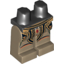 Набор LEGO Legs and Black Hips with SW Elaborate Golden Belt and Geonosian Robe Print, Dark Tan