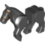 Набор LEGO Horse, Moveable Legs with Dark Brown Bridle Print, Черный