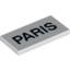 Набор LEGO Tile 2 x 4 with 'PARIS' Print, Белый