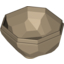 Набор LEGO Rock Boulder, Bottom, Dark Tan