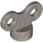 Набор LEGO Minifig Toy Winder Key, Flat Silver