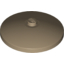 Набор LEGO Dish 4 x 4 Inverted [Radar], Dark Tan