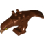 Набор LEGO Eagle Body with Beak, Eyes and Dark Brown Tail Feathers Print, Красно-коричневый