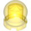 Набор LEGO Minifig Crystal Ball Globe 2 x 2 x 2, Trans-Yellow