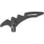 Набор LEGO Minifig Crescent Blade - Serrated with Bar, Черный