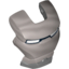 Набор LEGO Minifig Visor Top Hinge with Silver Face Shield and White Eyes Print, Темный сине-серый