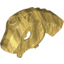 Набор LEGO Horse Battle Helmet, Stud on Top Type 2, Pearl Gold