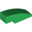 Набор LEGO Slope Curved 3 x 1 No Studs, Зеленый
