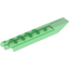 Набор LEGO Hinge Plate 1 x 8 with Angled Side Extensions, Squared Plate Underside, Прозрачный зеленый