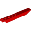 Набор LEGO Hinge Plate 1 x 8 with Angled Side Extensions, Squared Plate Underside, Красный