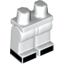 Набор LEGO Legs and Hips with Black Feet Print, Белый