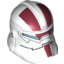 Набор LEGO Minifig Helmet SW Jek-14 with Light Blue Visor and Dark Red Markings Print, Белый