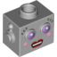 Набор LEGO Minifig Head Robot Female Print, Светлый сине-серый