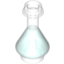Набор LEGO Bottle, Erlenmeyer Flask with Trans-Light Blue Fluid Pattern, Trans-Clear