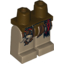Набор LEGO Legs and Hips with Pouch and Sash Print (Tonto), Dark Tan