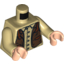 Набор LEGO Torso Shirt with Buttons and Brown Western Style Vest Print / Tan Arms / Light Flesh Hands, Tan