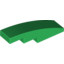 Набор LEGO Slope Curved 4 x 1 No Studs [Stud Holder with Symmetric Ridges], Зеленый