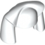 Набор LEGO Minifig Helmet SW Luminara Unduli, Белый