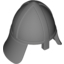 Набор LEGO Minifig Helmet Castle with Neck Protector, Sand Green