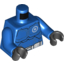 Набор LEGO Blue Torso SW Armor Special Forces Clone Trooper Print / Blue Arms / Black Hands , Голубой