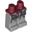 Набор LEGO Legs and Dark Red Hips with SW Silver Armor Print, Светлый сине-серый