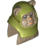 Набор LEGO Minifig Head Modified Ewok with Olive Green Hood Print, Dark Tan