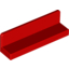 Набор LEGO Panel 1 x 4 x 1 with Rounded Corners [Thin Wall], Красный
