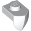 Набор LEGO Plate Special 1 x 1 with Vertical Tooth, Белый