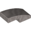 Набор LEGO Slope Curved 2 x 1 No Studs [1/2 Bow], Flat Silver