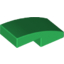 Набор LEGO Slope Curved 2 x 1 No Studs [1/2 Bow], Зеленый