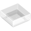 Набор LEGO Tile 1 x 1 with Groove, Trans-Clear