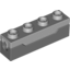 Набор LEGO Brick Special - Sprung Shooter 1 x 4 with Light Bluish Gray Top, Темный сине-серый